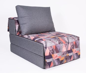 Бескаркасное кресло-кровать Харви, серый - сноу манго в Иваново