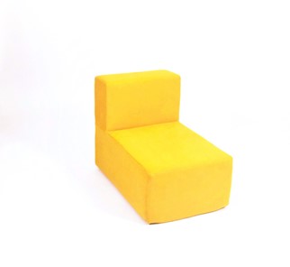 Кресло бескаркасное Тетрис 50х80х60, желтое в Иваново