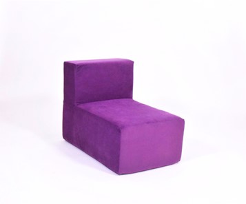 Кресло бескаркасное Тетрис 50х80х60, фиолетовое в Иваново