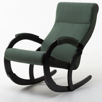 Кресло-качалка в гостиную Корсика, ткань Amigo Green 34-Т-AG в Иваново - изображение