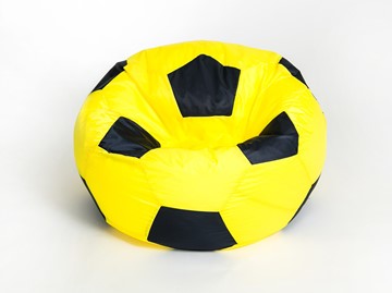 Кресло-мешок Мяч большой, желто-черный в Иваново