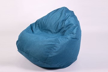 Кресло-мешок Юниор, рогожка синий в Иваново