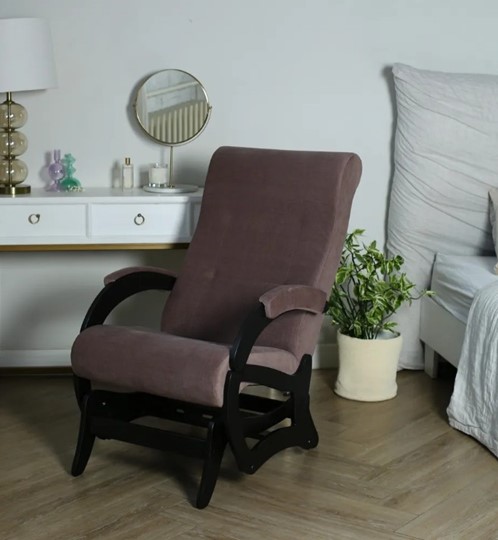 Кресло-качалка Амелия, ткань кофе с молоком 35-Т-КМ в Иваново - изображение 5