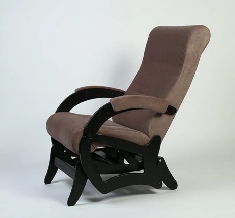 Кресло-качалка Амелия, ткань кофе с молоком 35-Т-КМ в Иваново - изображение