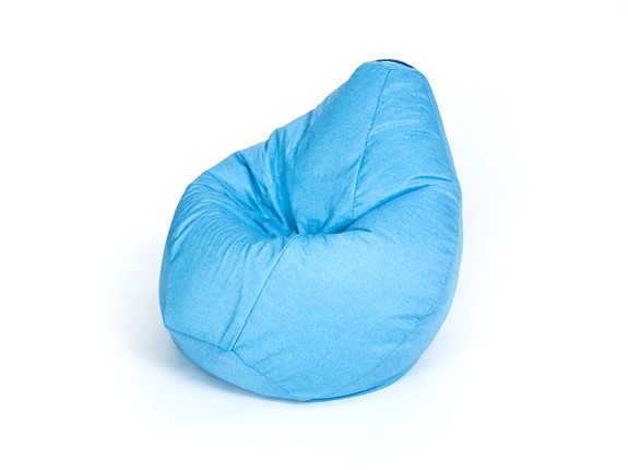 Кресло-мешок Хоум малое, голубое в Иваново - изображение