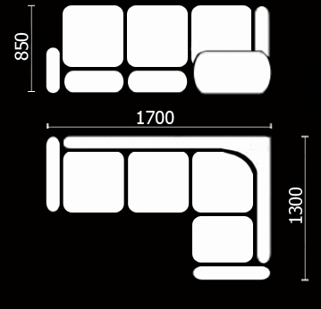 Кухонный угловой диван Нео КМ-01 (168х128 см.) в Иваново - изображение 3