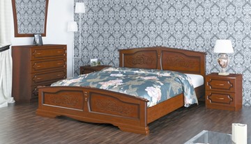 Двуспальная кровать Елена (Орех) 180х200 в Иваново