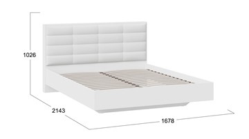 Кровать в спальню Агата тип 1 (Белый) в Иваново - предосмотр 2