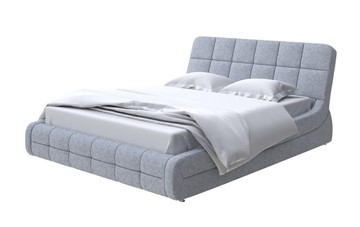Двуспальная кровать Corso-6 200х200, Рогожка (Levis 83 Светло-Серый) в Иваново