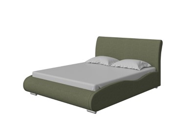 Кровать спальная Corso-8 Lite 140x200, Искусственная шерсть (Лама Авокадо) в Иваново