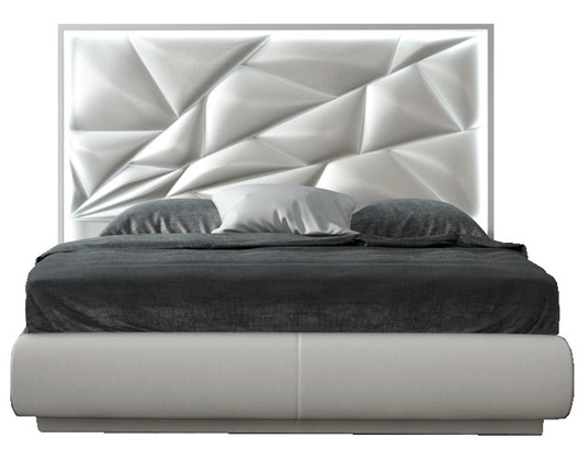 Двуспальная кровать FRANCO KIU 1242 с LED подсветкой изголовья (180х200) в Иваново - изображение