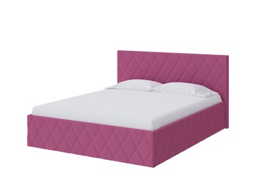 Кровать в спальню Fresco 140х200, Рогожка (Savana Berry (фиолетовый)) в Иваново