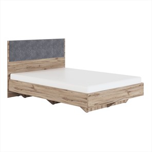 Кровать 2-спальная Николь (мод.1.3) 1,6 серый текстиль, с ортопедическим основанием в Иваново