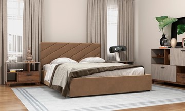 Спальная кровать Юта 160х200 (вариант 3) с основанием в Иваново