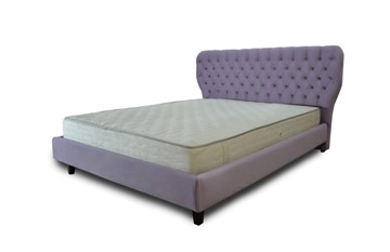 Кровать 2-спальная без механизма с высокими ножками Каролина 2100х2150 мм в Иваново