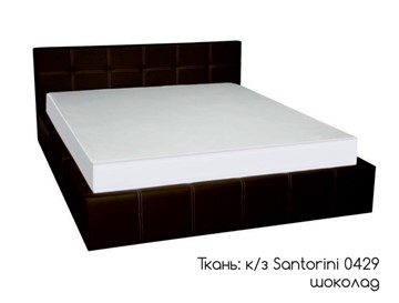 Спальная кровать Грета 140х200 (шоколад) без основания в Иваново