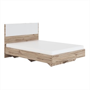 Кровать 1.5-спальная Николь (мод.1.2) 1,4 белая экокожа, с ортопедическим основанием в Иваново