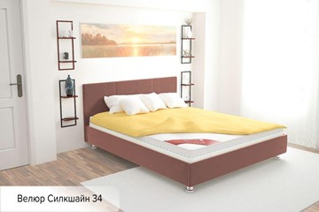 Полутороспальная кровать Вена 140х200 (с основанием) в Иваново - предосмотр 1