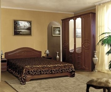Спальня Ивушка-5, цвет Итальянский орех в Иваново