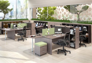Офисный набор мебели Xten для двух сотрудников с тумбочками в Иваново - предосмотр 1