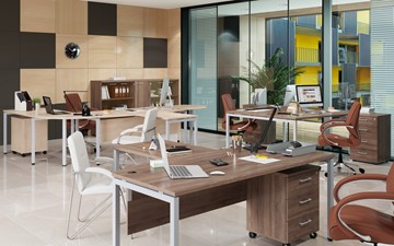 Мебель для персонала Xten S 1 - один стол с приставным брифингом в Иваново - предосмотр