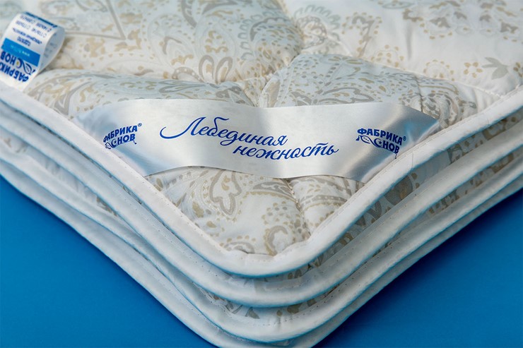 Одеяло всесезонное полутороспальное Лебединая нежность в Иваново - изображение 1