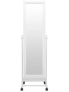 Зеркало напольное в гардероб BeautyStyle 27 (135х42,5см) Белое в Иваново - предосмотр 1