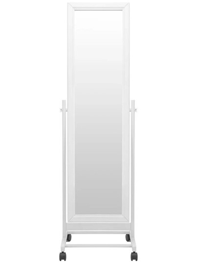 Зеркало напольное в гардероб BeautyStyle 27 (135х42,5см) Белое в Иваново - изображение 1