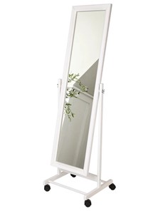Зеркало напольное в гардероб BeautyStyle 27 (135х42,5см) Белое в Иваново - предосмотр 6