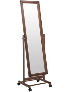 Зеркало напольное в гардероб BeautyStyle 27 (135х42,5см) Средне-коричневый в Иваново