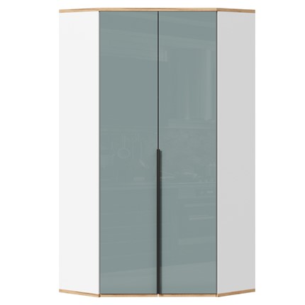 Угловой шкаф Урбан 528.060, белый/розовый в Иваново - изображение