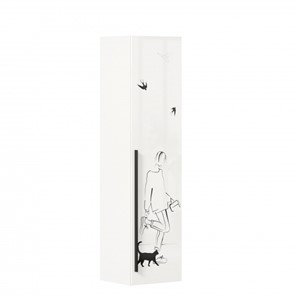 Одностворчатый шкаф Джоли Тип 1 ЛД 535.010, Серый шелк в Иваново