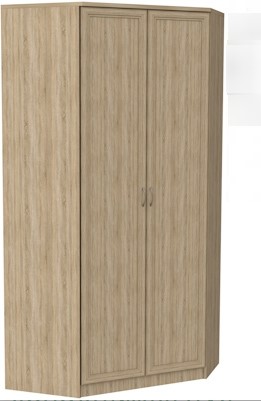 Шкаф 403 несимметричный, цвет Дуб Сонома в Иваново - изображение