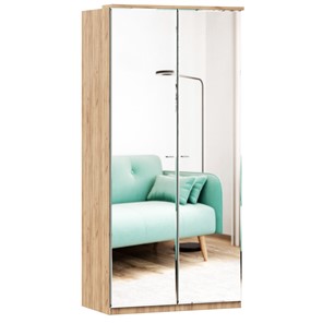 Шкаф двухстворчатый с 2-мя зеркалами Фиджи, 659.233, цвет белый в Иваново