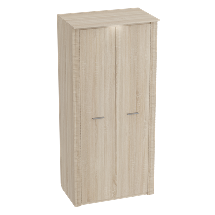 Шкаф двухдверный Элана, Дуб сонома в Иваново - изображение