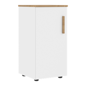 Низкий шкаф колонна с глухой дверью левой FORTA Белый-Дуб Гамильтон FLC 40.1 (L) (399х404х801) в Иваново
