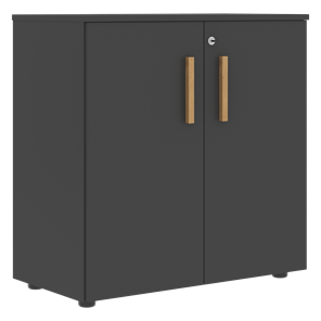 Шкаф широкий низкий с малыми дверцами FORTA Черный Графит FLC_80.1_Z__grafit.png FLC 80.1(Z) (798х404х801) в Иваново