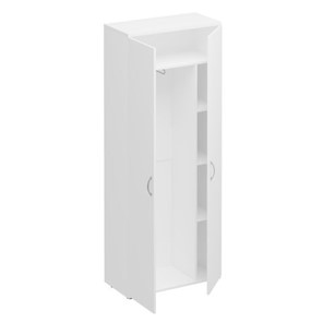 Шкаф для одежды с дополнением Комфорт КФ, белый премиум (80x38x200) К.531 ДШ в Иваново
