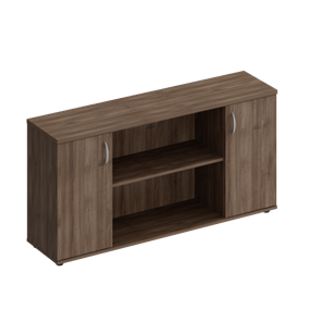 Шкаф комбинированный низкий Комфорт, дуб шамони темный (154x38x75) К.521 в Иваново