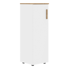 Шкаф колонна средний с левой дверью FORTA Белый-Дуб Гамильтон  FMC 40.1 (L) (399х404х801) в Иваново