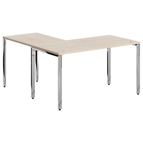 Письменный угловой  стол для персонала правый XTEN GLOSS  Бук Тиара  XGCT 1415.1 (R) (1400х1500х750) в Иваново