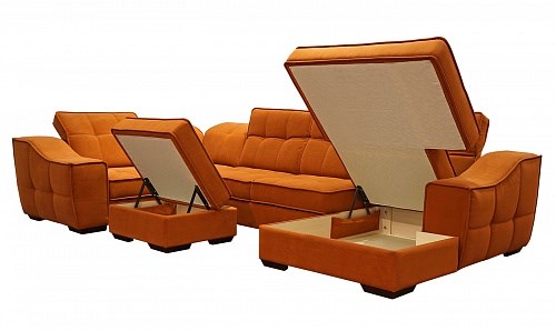Угловой диван N-11-M (П1+ПС+УС+Д2+Д5+П1) в Иваново - изображение 2