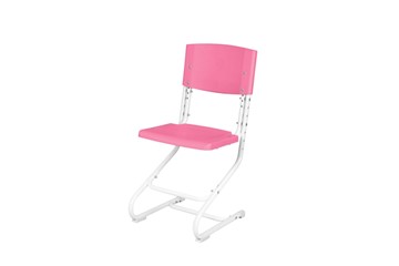 Регулируемый детский стул СУТ.01 Пластик (рост от 130 см), Розовый в Иваново
