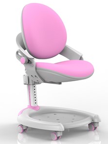Детское кресло Mealux ZMAX-15 Plus, Y-710 PN, белый металл, обивка розовая однотонная в Иваново