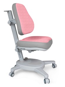 Растущее детское кресло Mealux Onyx (Y-110) G + DPG  - серое + чехол розовый с серыми вставками в Иваново