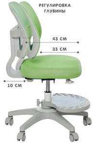 Растущее кресло Holto-22 зеленое в Иваново - предосмотр 3