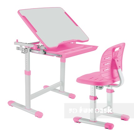 Растущая парта + стул Piccolino III Pink в Иваново - изображение