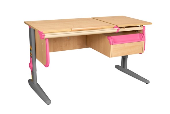 Растущий стол 1/75-40 (СУТ.25) + Tumba 1 Бежевый/Розовый/Ниагара в Иваново - изображение