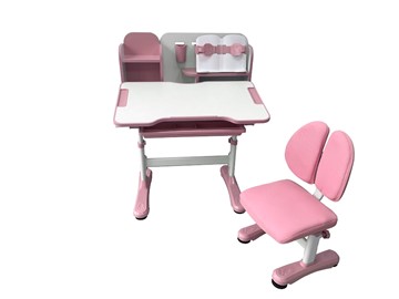 Растущий стол и стул Vivo Pink FUNDESK в Иваново - предосмотр 3