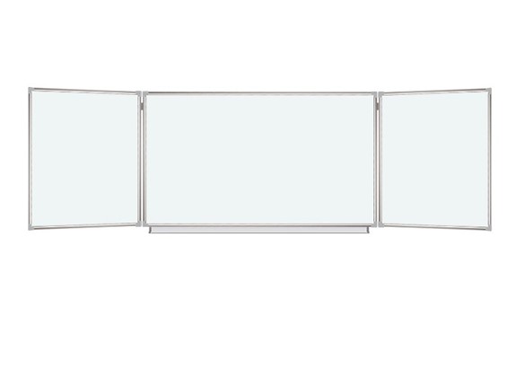 Магнитная доска для рисования BRAUBERG 100х150/300 см, 3-х элементная в Иваново - изображение